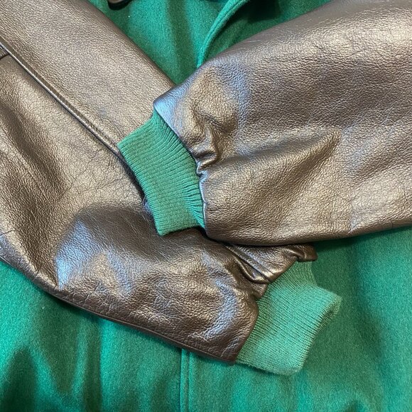 RARE Vintage Reebok NFL Gridiron Classic‎ Green Bay Packers Varsity Jacket XL - Picture 15 of 15